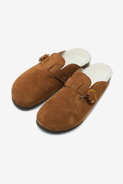 LIMITED MULE CASUAL - CAMEL