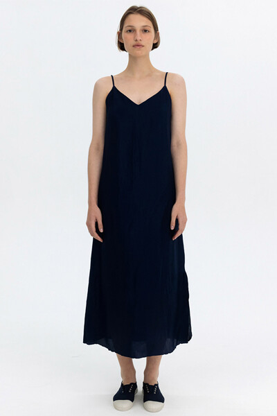 [벤시몽] BUSTIER ONEPIECE - NAVY