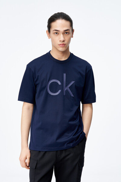 CK 컴팩트 코튼 티셔츠