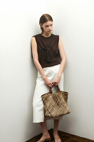 CLUB MONACO WOMEN 다이아몬드 슬리브리스