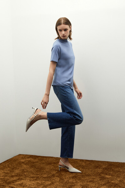 CLUB MONACO WOMEN 마더 더 미드라이즈 램블러 집 앵클 데님 팬츠