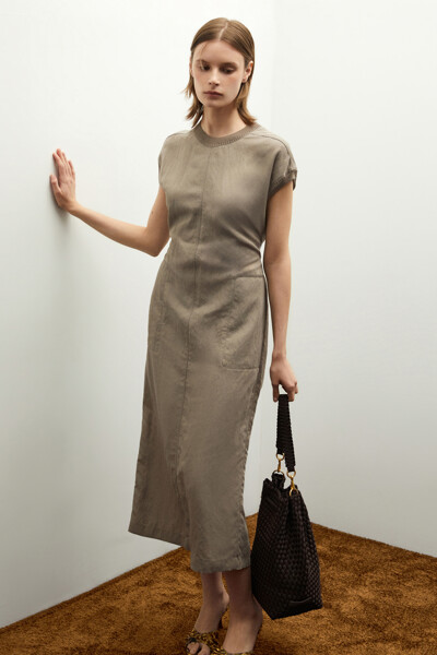 CLUB MONACO WOMEN 라이오셀 블렌드 드레스