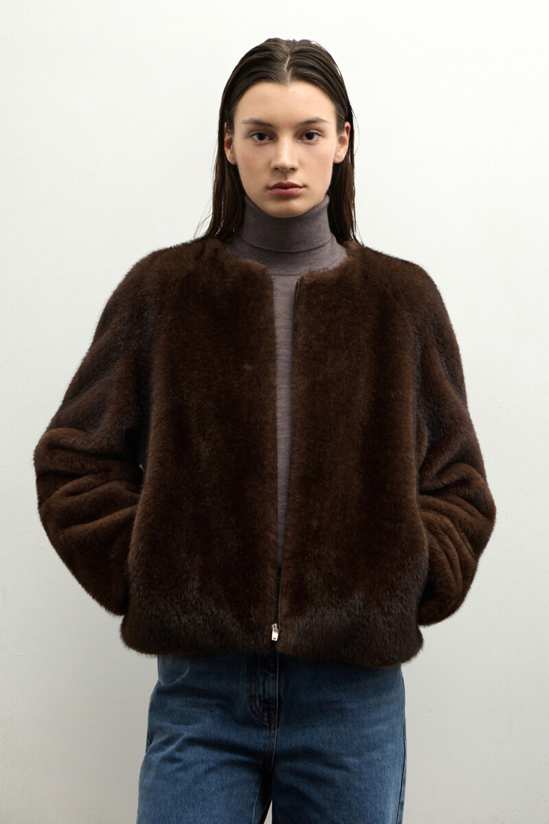 CLUB MONACO WOMEN 페이크 퍼 워머 재킷
