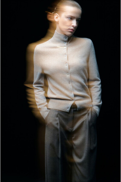 CLUB MONACO WOMEN 하이넥 가디건