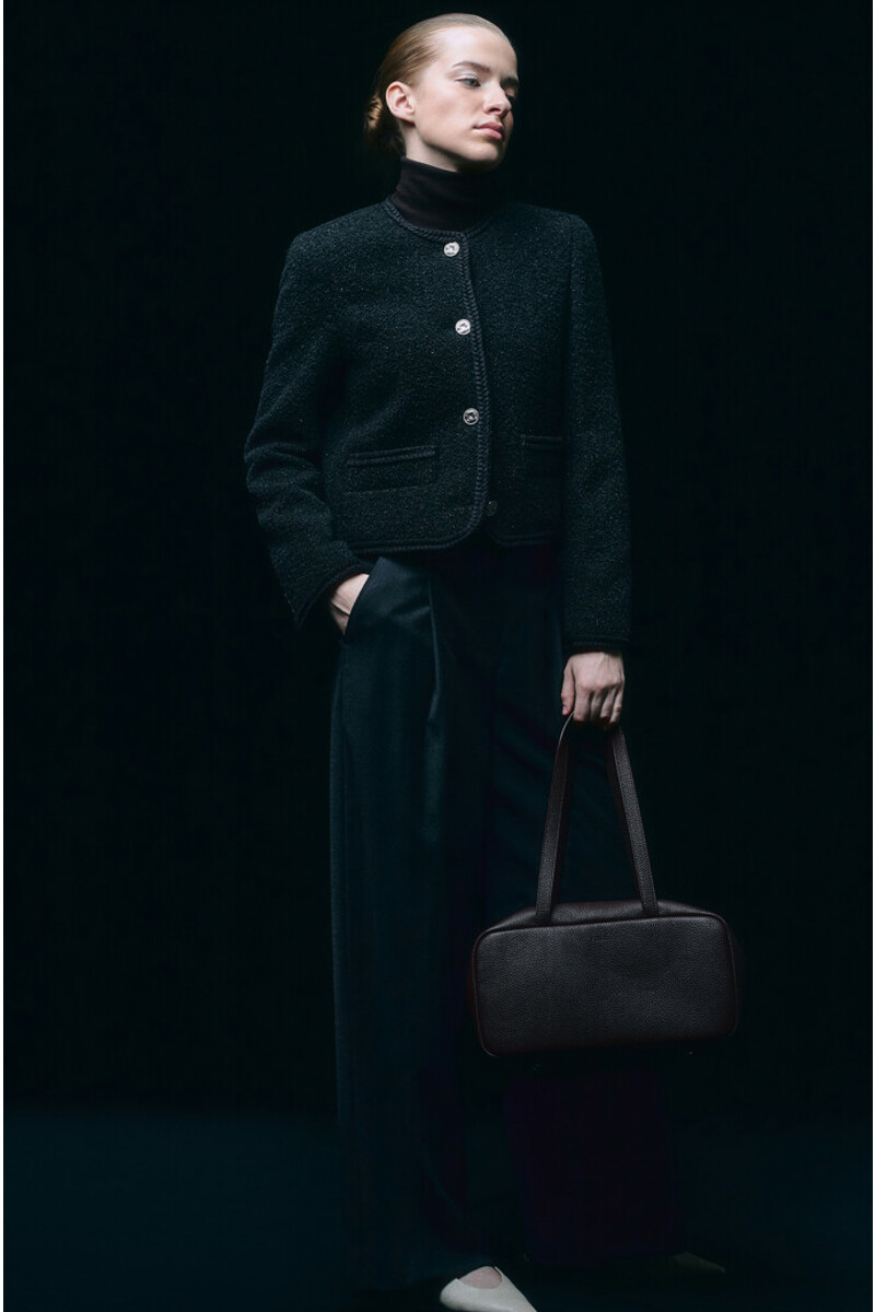 CLUB MONACO WOMEN 울 턱 팬츠