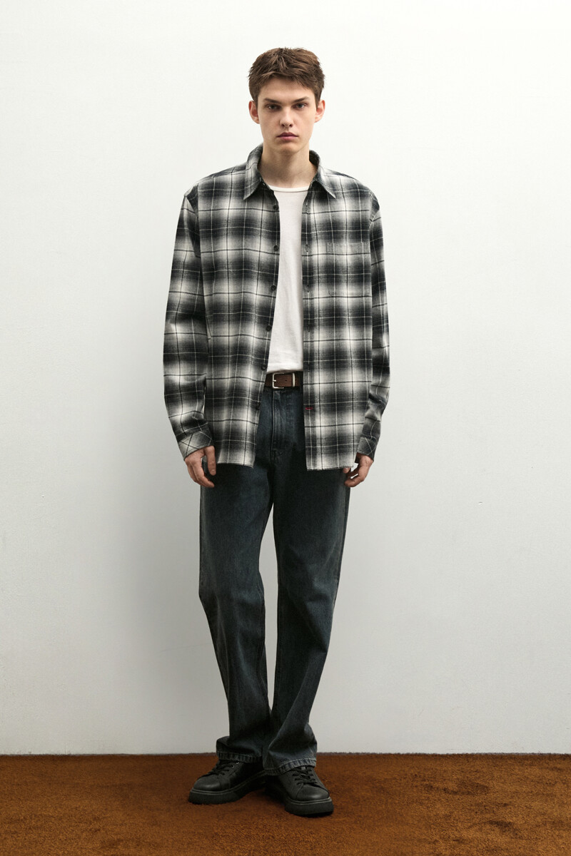 CLUB MONACO MEN 플란넬 코튼 오버셔츠