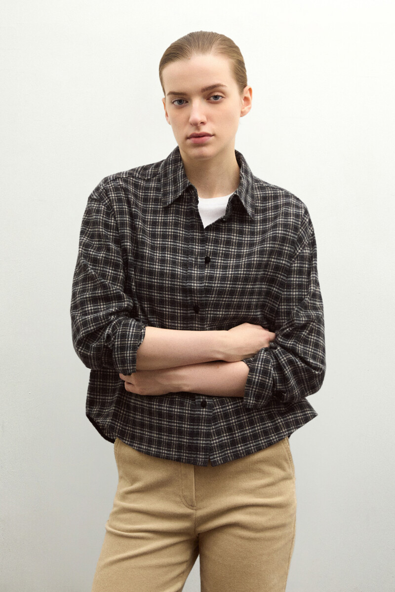 CLUB MONACO WOMEN 체크 셔츠