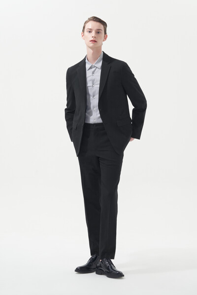 울 블렌디드 베이직 자켓