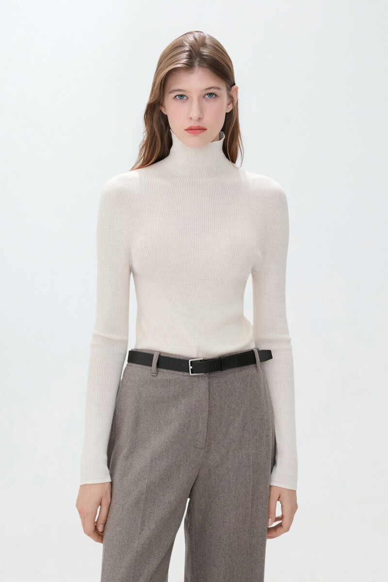 DKNY WOMEN 캐시미어 블렌드 터틀넥 풀오버