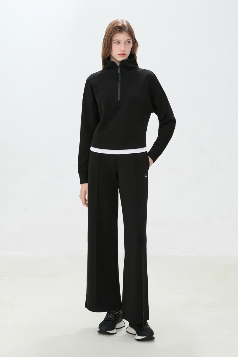 DKNY WOMEN 핀턱 디테일 와이드 레그 팬츠