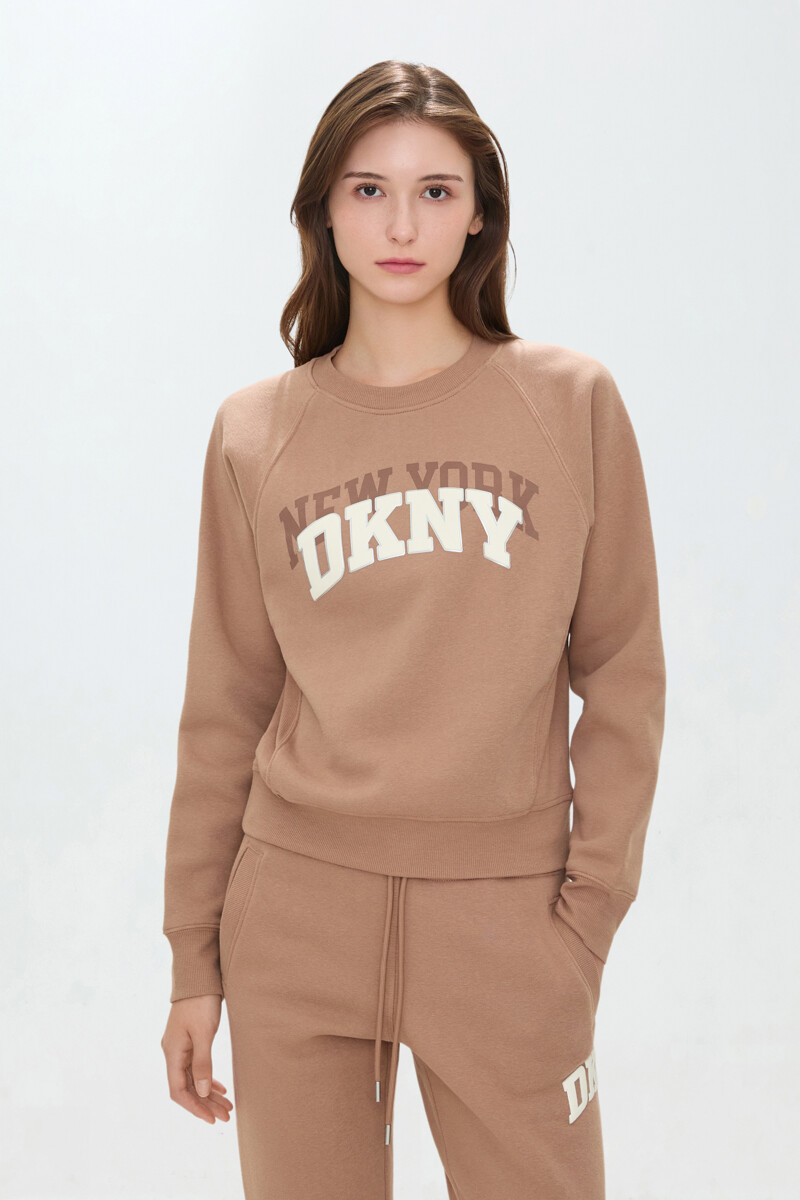 DKNY WOMEN 섀도우 바시티 로고 크루 립 인서트