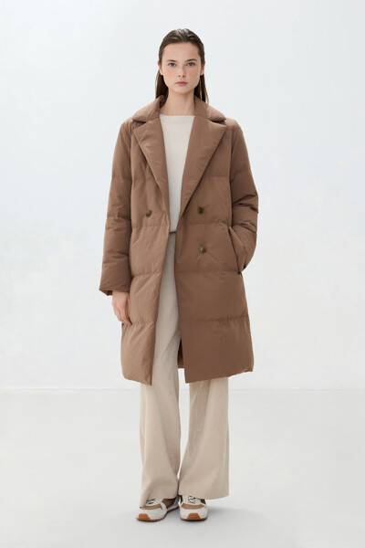 DKNY WOMEN 디테쳐블 스웨터 구스 점퍼