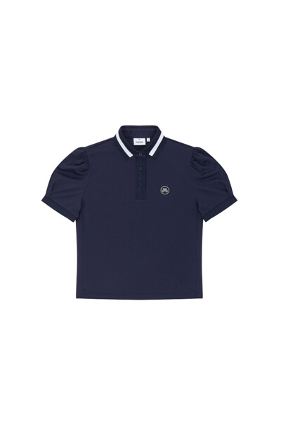 Puff Sleeve T-Shirts_Navy (Q0B130149)