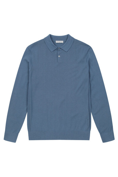[페라로밀라노] 남성 솔리드 컬러 카라 스웨터 G/BLUE (A0CA10146)
