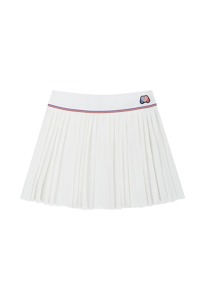Multi Pleats Culotte_White