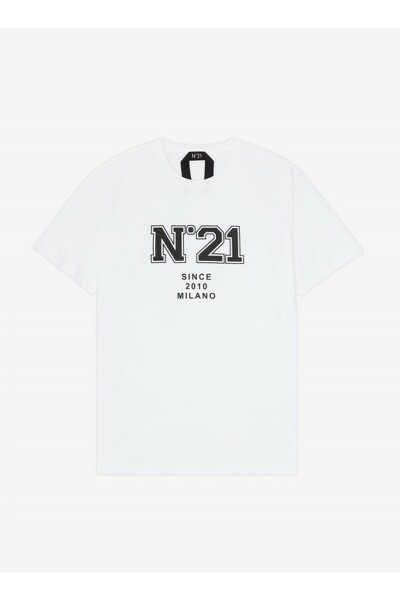 [N21] 남성 스페셜 로고 베이직 반팔티 (N1M F034 6325 1101) 화이트