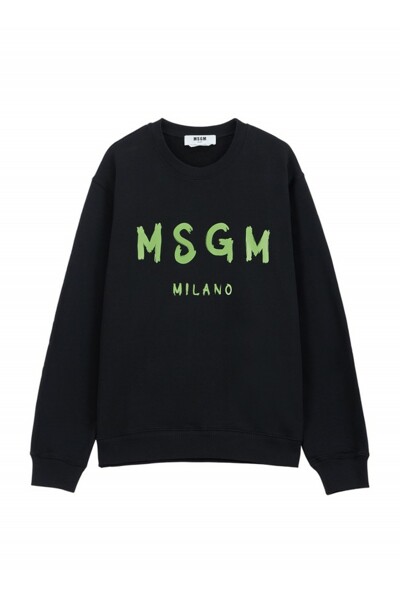 [MSGM] 남성 MSGM 밀라노 로고 스웨트셔츠(3440MM513 237000 99) 블랙