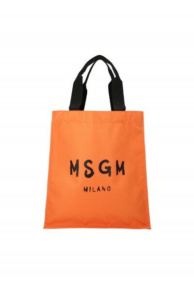 [MSGM] 남성 밀라노 로고 토트 백(3340MZ43 371 10) 오렌지