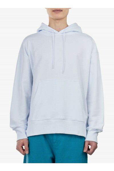 [MSGM] 남성 로고 후드 스웨트셔츠(3340MM74 227799 01) 화이트
