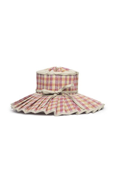 [로나머레이] Pink Scallop Island Capri Child Hat (핑크 스캘럽 - 아일랜드 카프리 차일드)