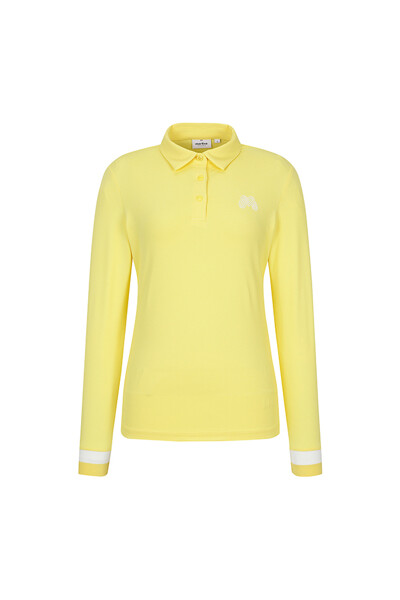 Sleeve Tip Point Polo Shirts_Yellow