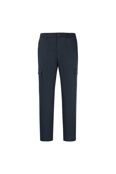 Tapered Fit Cargo Pants_Navy (Men)