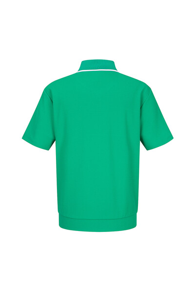 Collaboration Color Block Shirts_Green (Men)