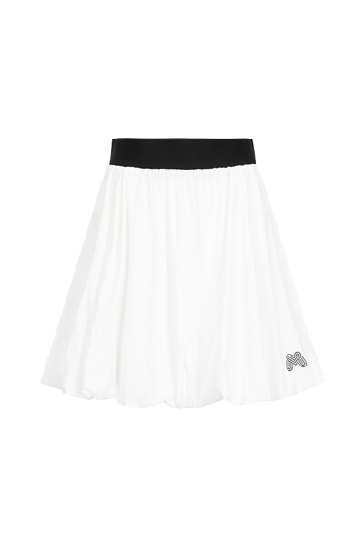 Balloon Skirt_O/White