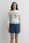 Lady Liberty Sweatshirt Light Melange Gray (JWTS3E900G1)