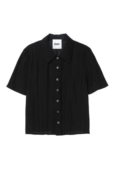 Creased Shirt Black (JWBL3E906BK)