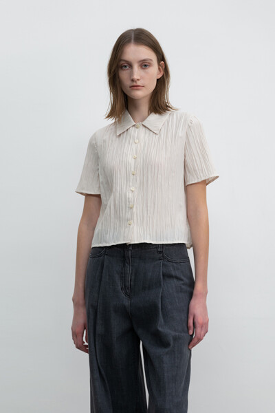 Creased Shirt Cream (JWBL3E906CR)