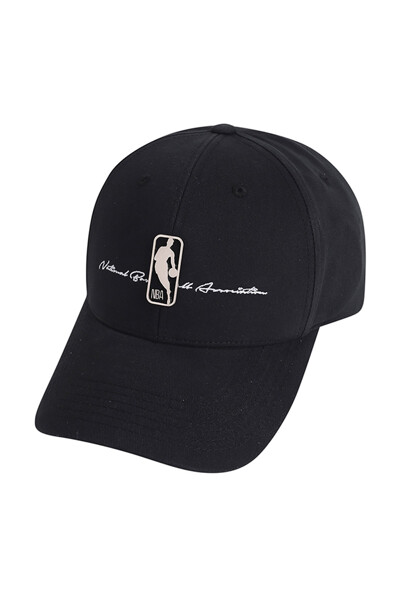 NBA 로고맨 메탈장식 HARD CURVED CAP-A_블랙