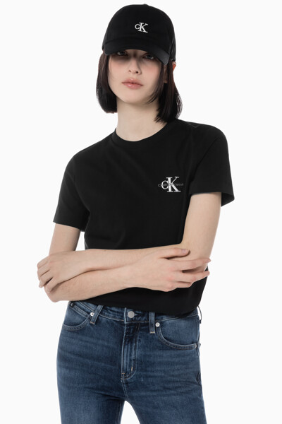 여성 레귤러핏 스몰 모노그램 로고 반팔 티셔츠 J218883-BEH J218883BEH