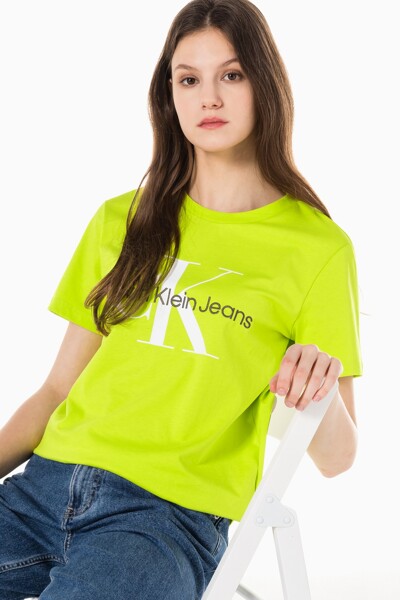 여성 스트레이트핏 모노그램 로고 반팔 티셔츠 J218885-LRE J218885LRE