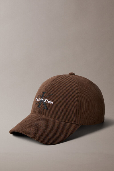 Calvin Klein Accessories [CK ACC] 모노로고 코듀로이 볼캡 4D5197G 5YJ
