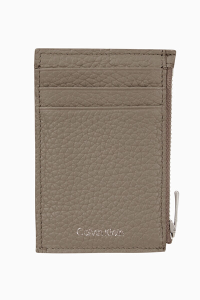 Calvin Klein Accessories [CK ACC] CK 레더 N/S 지퍼 카드 지갑 4D1030G RMO