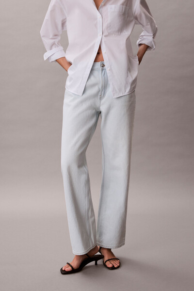 Calvin Klein Jeans [CK] 여성 90S 스트레이트 데님 47F719G SCJ