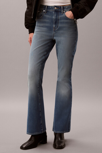 Calvin Klein Jeans [CK] 여성 하이라이즈 플레어 37.5 데님 47H761G 47B