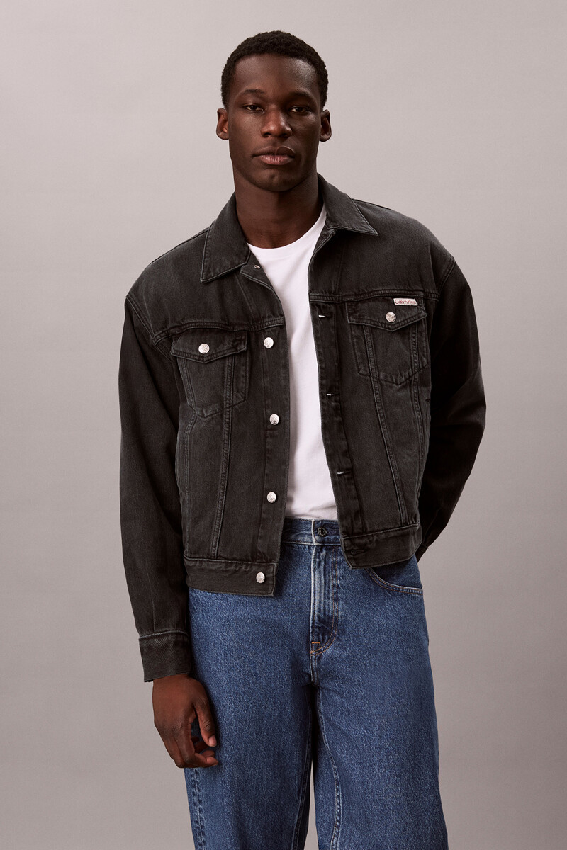 Calvin Klein Jeans [CK] 90s 미드나잇 에메랄드 트러커 자켓 4RH759G EV6