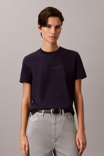 Calvin Klein Jeans [CK] 여성 쿨링 저지 릴렉스드 티 44B226G 9EI