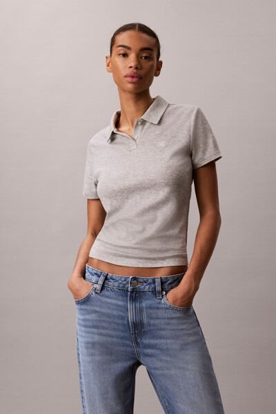 Calvin Klein Jeans [CK] 여성 드레이피 피케 폴로 47G249G P7A