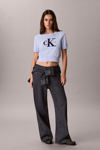 Calvin Klein Jeans [CK] 여성 로고 스웨터 47H300G C3Q
