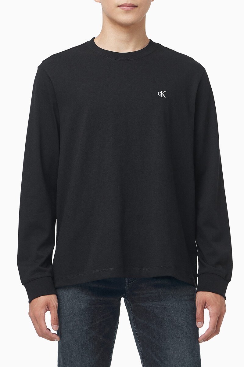 Calvin Klein Jeans [CK] 이지핏 아카이브 로고 긴팔 티셔츠 4RD247G UB1