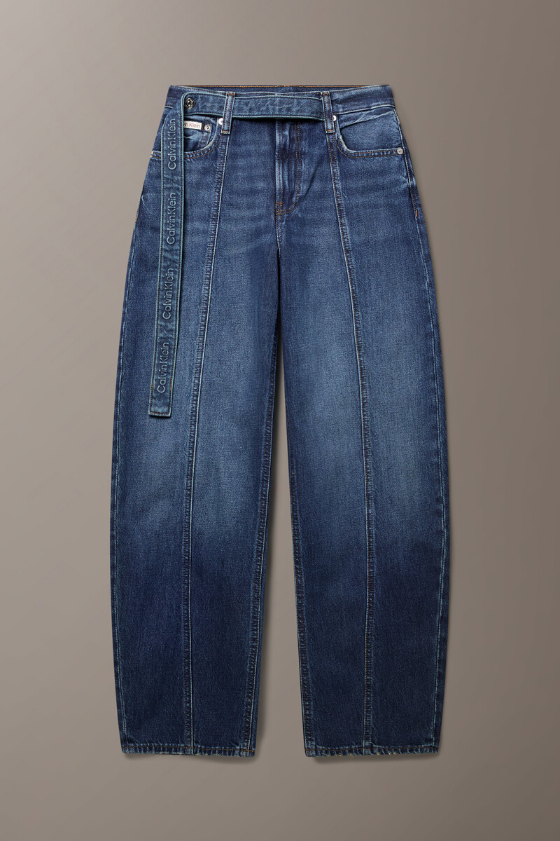 Calvin Klein Jeans [CK] 여성 릴렉스 배럴 데님 47J729G 0UJ