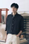 [Regular fit] 피그먼트 다이 린넨 셔츠