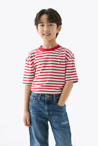 아카이브 스트라이프 티셔츠