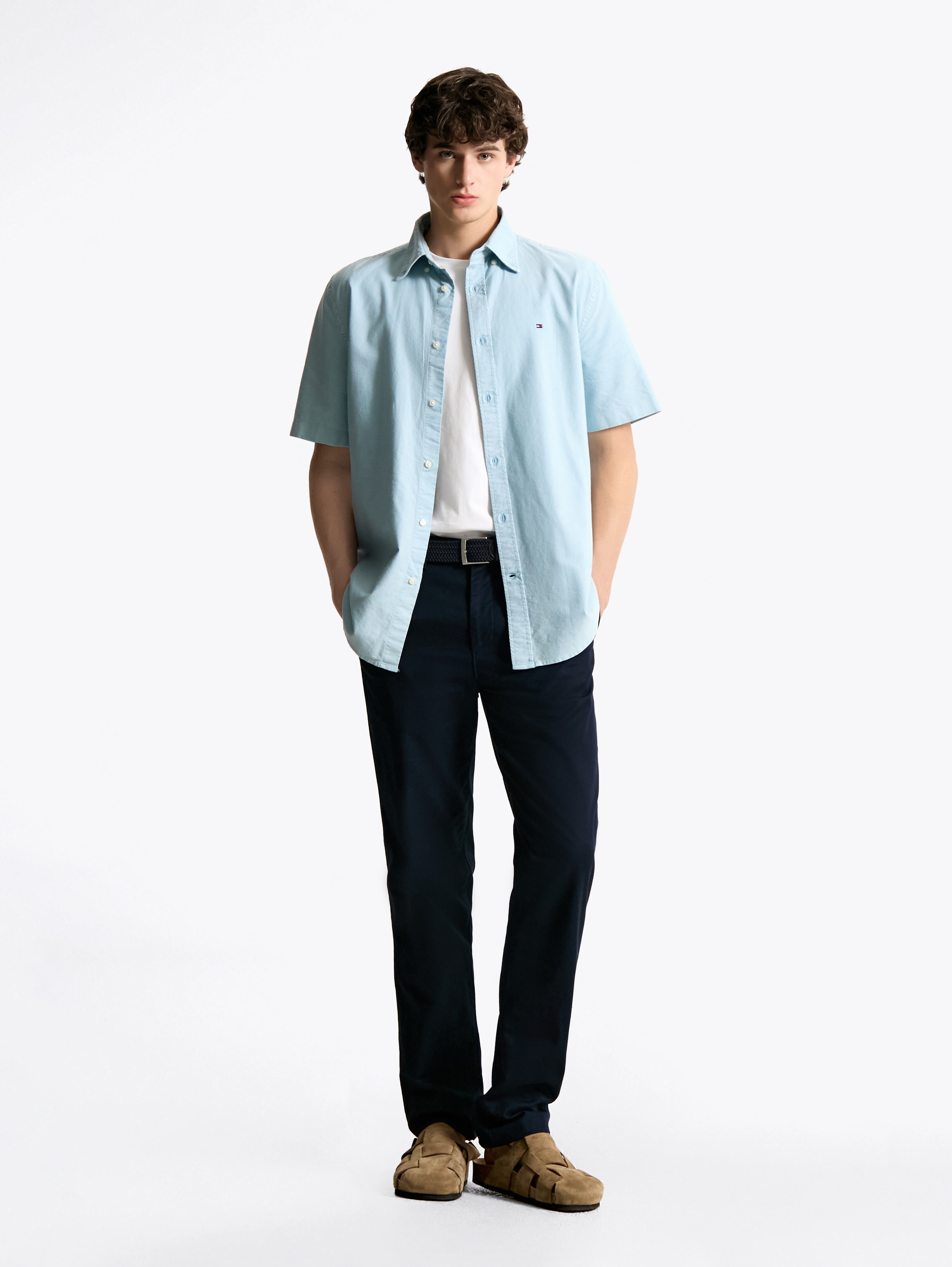 [H패션몰] 타미 가먼트다이 옥스포드 셔츠