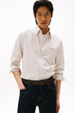 [Asian regular fit] 옥스포드 스트라이프 셔츠