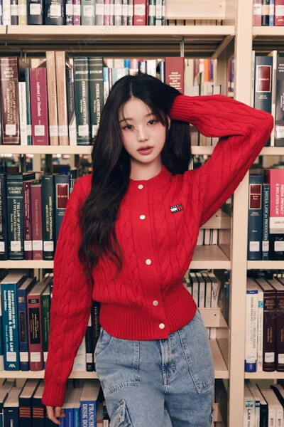 [장원영Pick] 케이블 배지 가디건