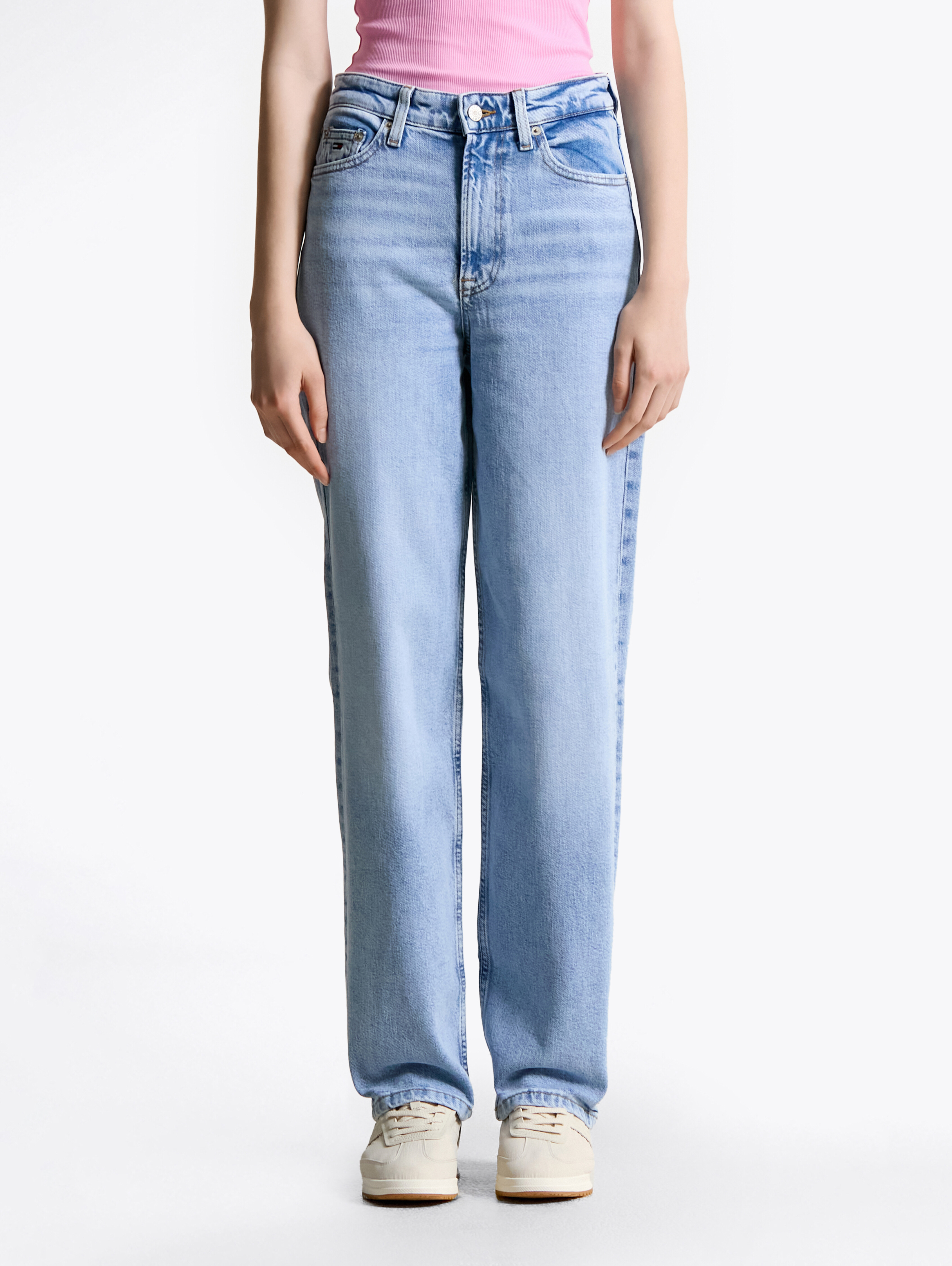 TOMMY JEANS-[본사 공식] 레일라 슬림 스트레이트 데님 팬츠 (T32F6NEA14TWT11AB)│삼성물산 온라인몰 SSF  Shop